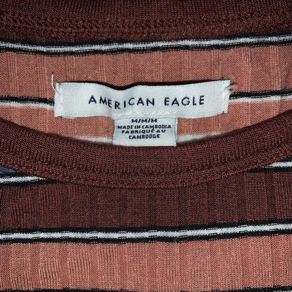 American Eagle Striped Tee - Picture 2 of 3